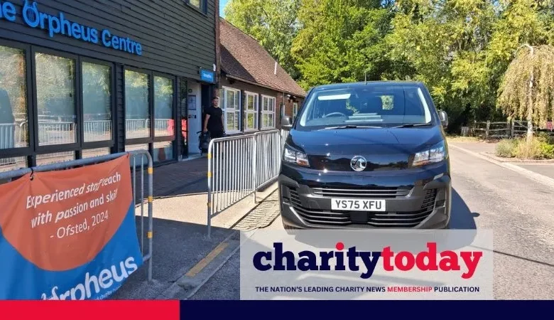 Orpheus Centre Welcomes New Electric Minibus Thanks to Donors and The National Lottery | Charity Today News
