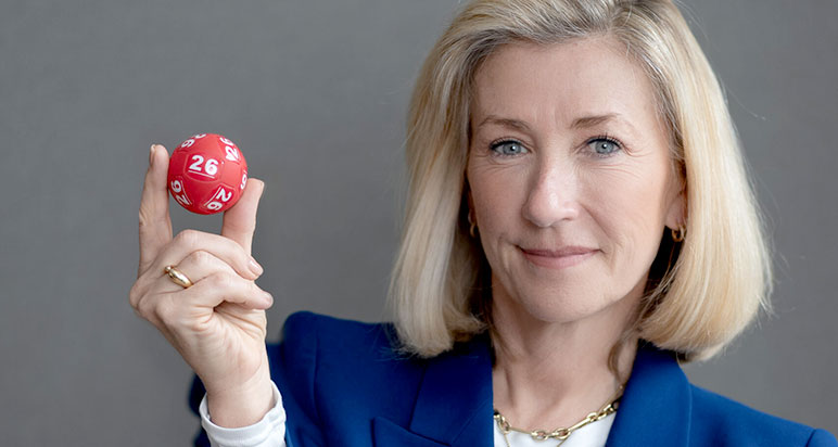 Lottery boss to away and raffle
