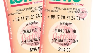 Florida Lotto results, numbers for Wednesday, Aug. 19, $2.5 million prize