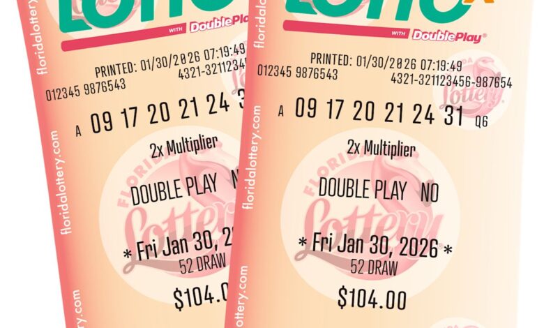 Florida Lotto results, numbers for Wednesday, Aug. 19, $2.5 million prize