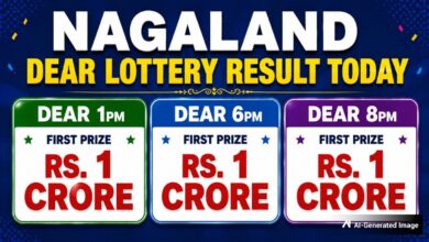 Nagaland Dear Lottery Result Today 20.8.2026 1 PM 6 PM 8 PM | Lottery Sambad LIVE; Check Winners List