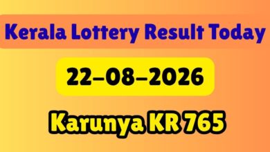 Kerala Lottery Result Today 22 August 2026 LIVE; Find Out Karunya KR 765 Results & Check Rs. 1 Cr Prize Winner