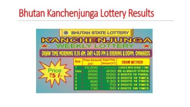 Bhutan State Lottery Result Today (LIVE) Draw’s 11.55 AM (4-PM) 8 PM