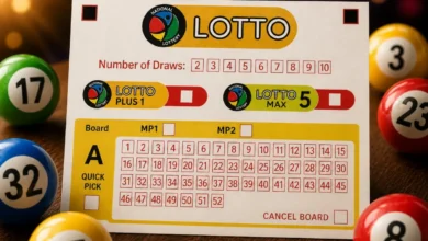 Lotto jackpot draw