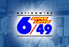 One ticketholder wins the SuperLotto 6/49 P25.41 M jackpot for the August 23 draw.