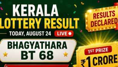 Kerala Lottery Results Today, August 24 LIVE: Bhagyathara BT 68 Results DECLARED; Find Out Rs. 1 Cr 1st Prize