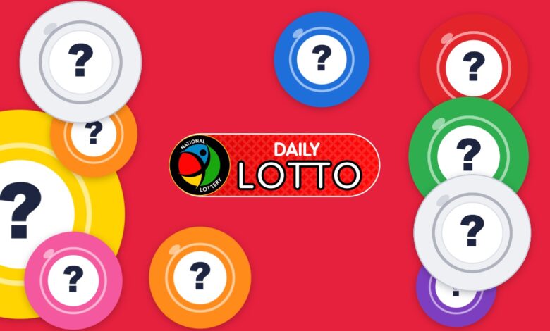 Daily Lotto Results lottery draw results for Tuesday, 25 August 2026