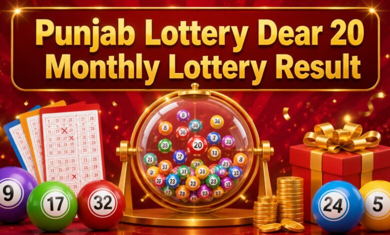 Punjab State Dear 20 Monthly Lottery Result Today (23.06.2026) LIVE, Rs 11 Lakh Prize, Full Winners List