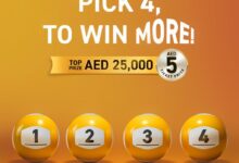 AED 341,000 Awarded in One Night with The UAE Lottery's Pick 4