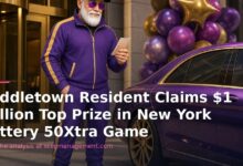 Middletown Resident Claims $1 Million Top Prize in New York Lottery 50Xtra Game