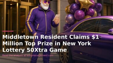Middletown Resident Claims $1 Million Top Prize in New York Lottery 50Xtra Game
