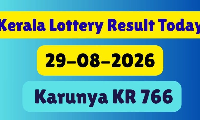 Kerala Lottery Results Today (29-08-2026): Karunya KR 766 Result Out At 3PM; Full Winners List