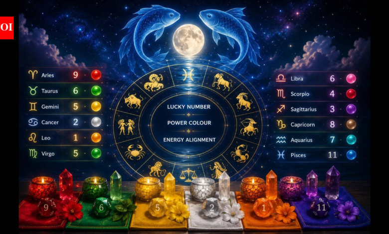 Lucky Number and Colour Today, 30 August, 2026: Check your zodiac sign's lucky number, power colour, and energy alignment under the wise Pisces Lunar Transit