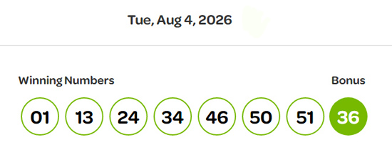 winning numbers, lotto max